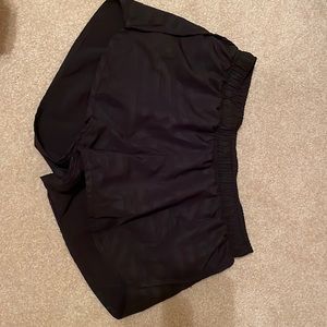 XS old navy active athletic shorts- black (stripe pattern)